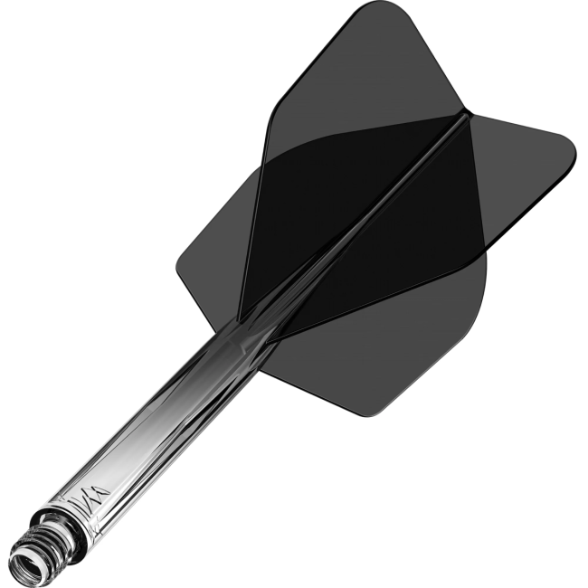 Mission Force 90 Moulded Flight & Shaft System Schwarz/Transparent - Standard No6